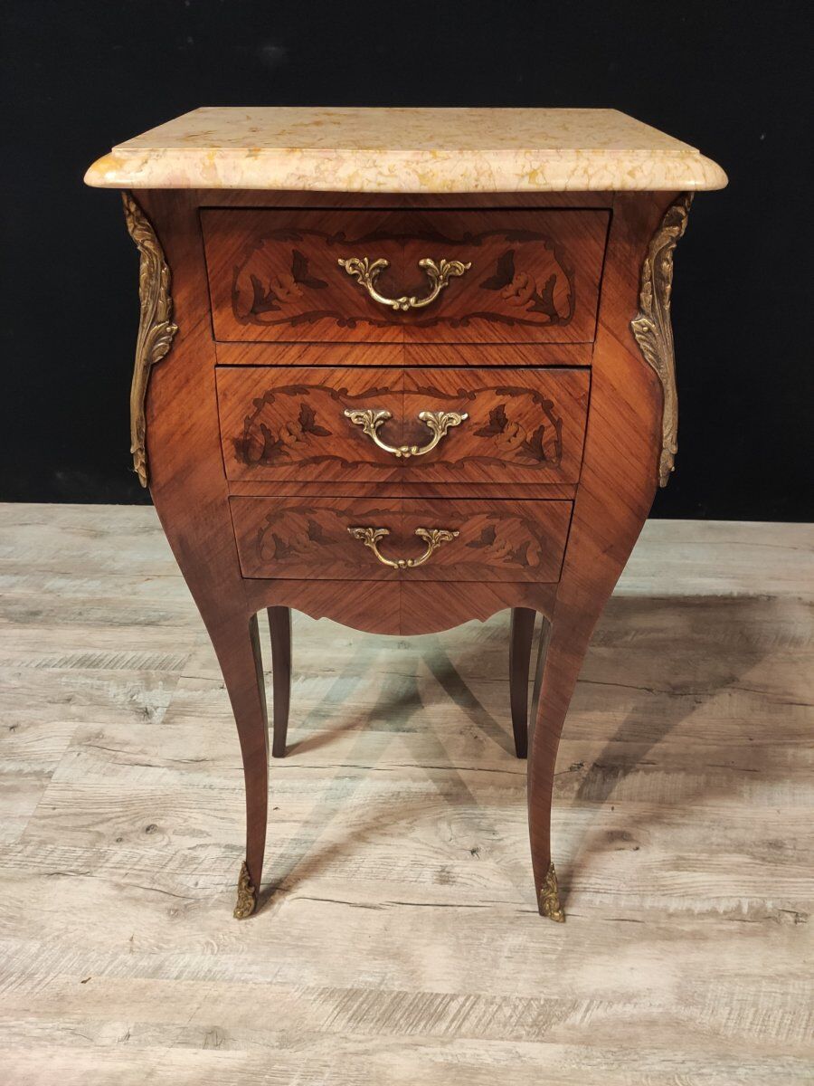 Pair of bedside Louis XV style