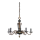 Vintage pendant light, empire brass pendant light, arrow pendant light