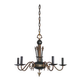 Suspension vintage, suspension laiton empire, suspension flèche