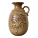 Vase fleuri en céramique West germany 1970