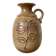 Vase fleuri en céramique West germany 1970