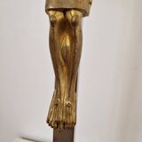 Jean Lambert Rucki Important gilded bronze sculpture Christ on the cross