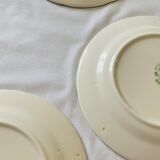6 vintage dessert plates