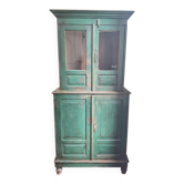 Vaisselier, buffet vintage vert