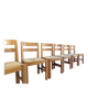 Set of six chairs Maison Regain 1970s/80s