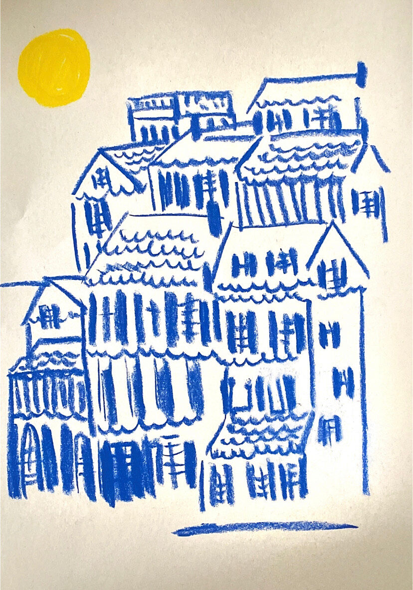 Illustration "Side by side" - A4