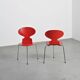 Ensemble de trois chaises "Fourmi", Arne Jacobsen, 1974