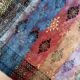 Contemporary artistry meets vintage Bukhara rug, 95cm x 154cm, 1950s