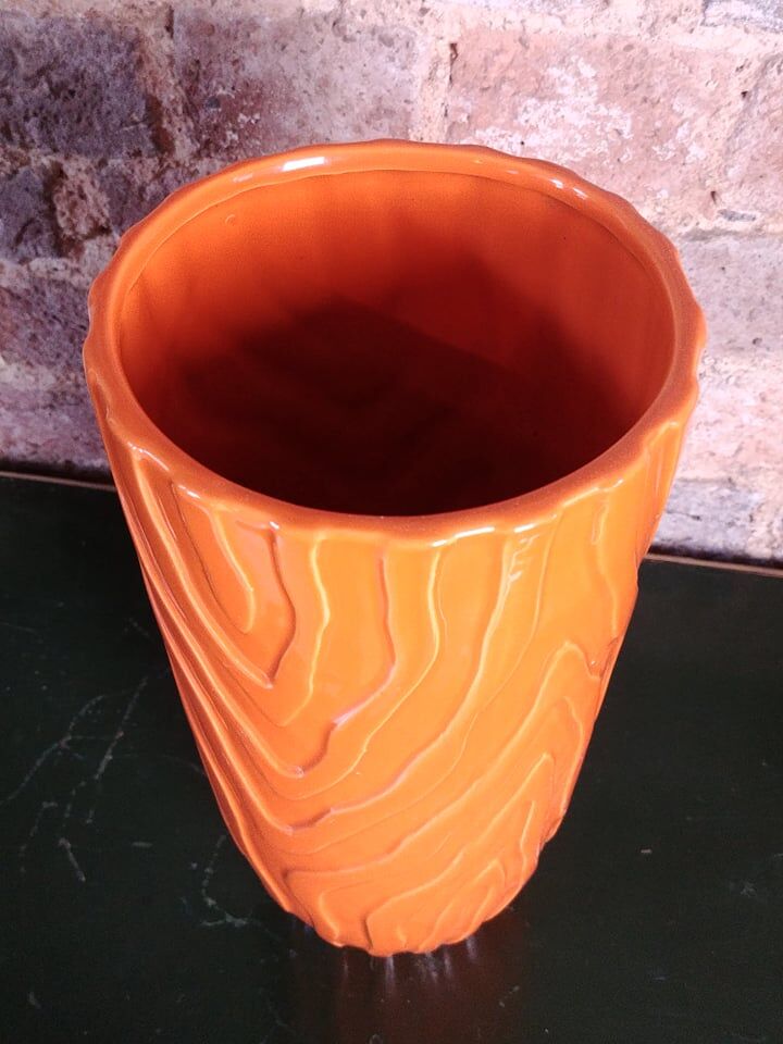 Vintage roll vase 31 cm