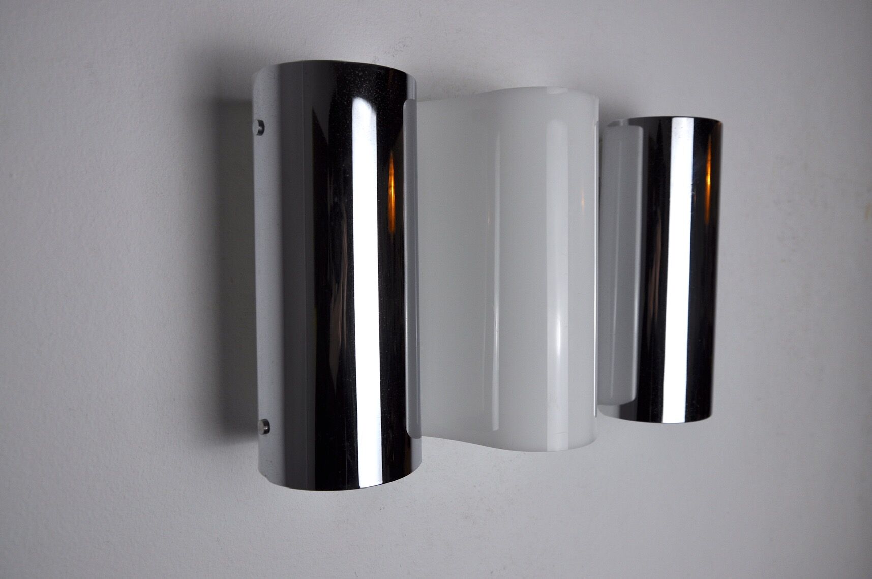 Vague wall lamp by Métalarte, Spain, 1970