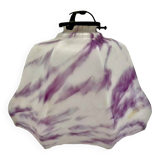 Old opal glass lampshade with up and down movement