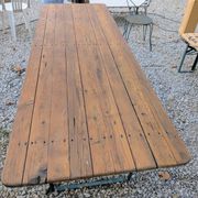 Old guinguette table