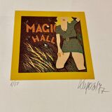 Original silkscreen printed signed 1977