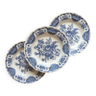 3 assiettes creuses en faïence anglaise Windsor, Ridgway of Staffordshire England