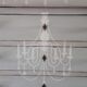 Old walnut dresser style Louis Philippe grey patina