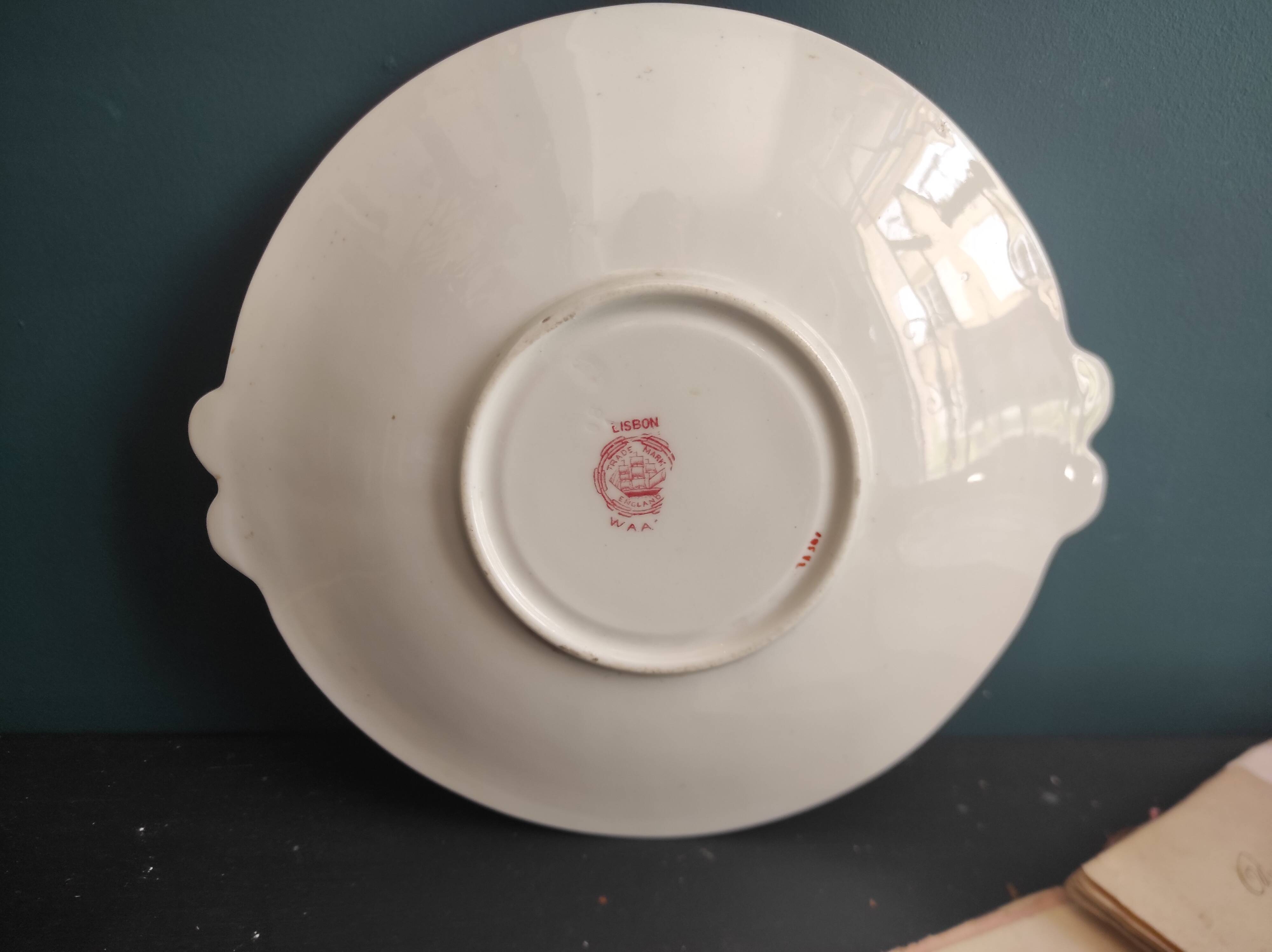 Antique Adderley & Co Lisbon pattern bon china serving plate