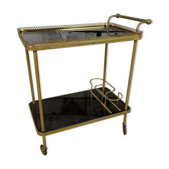 Vintage rolling service trolley