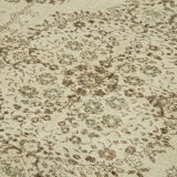 Tapis beige oriental fait à la main 164 cm x 289 cm