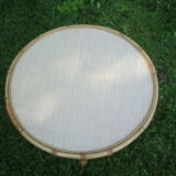 Round rattan table
