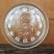 Round plate glass chiseled