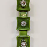 Vintage design green wall lamp Pan Keramik 1970