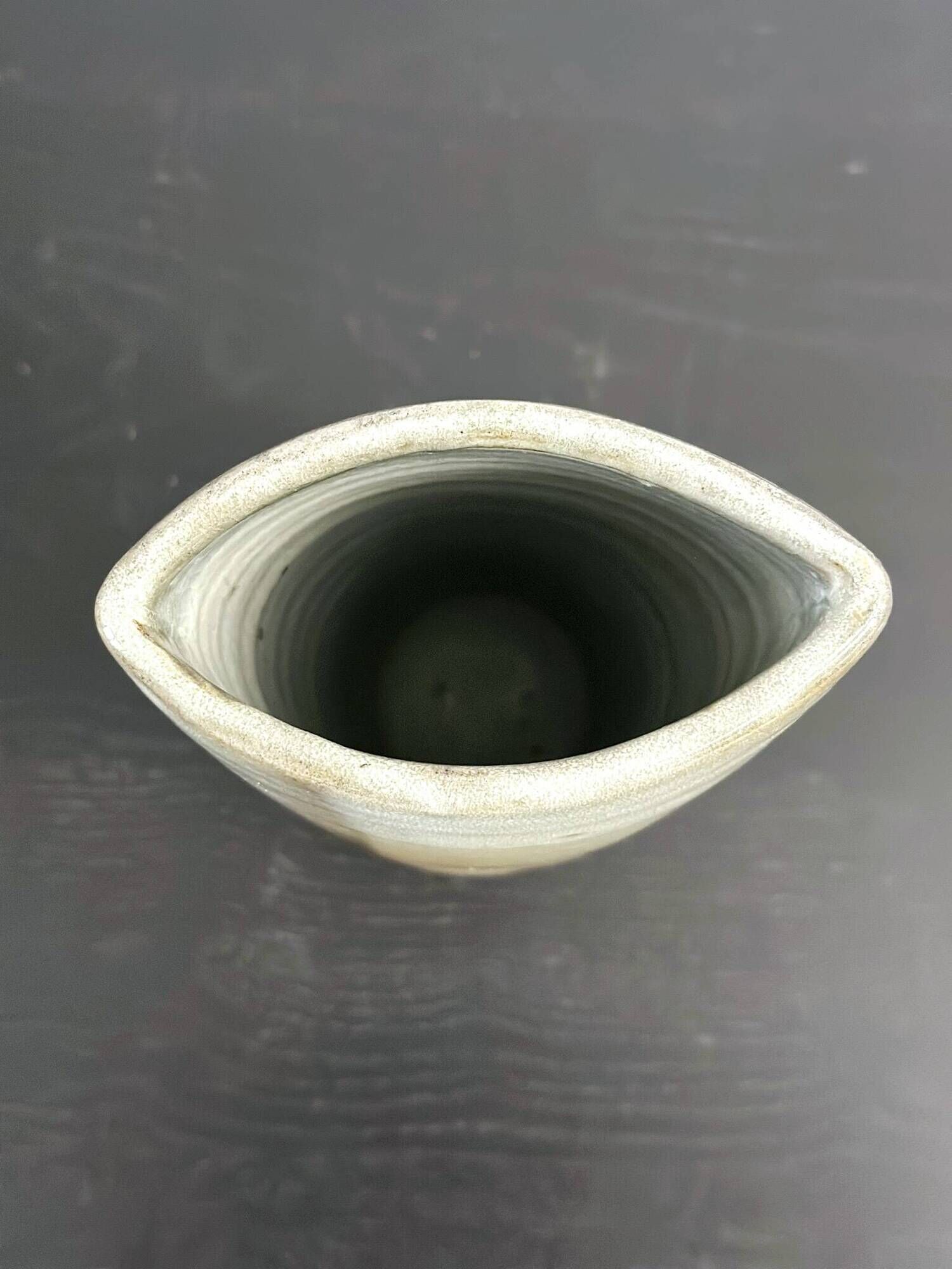 Slender ceramic vase in the style of Marcel Piot 1960s/70s