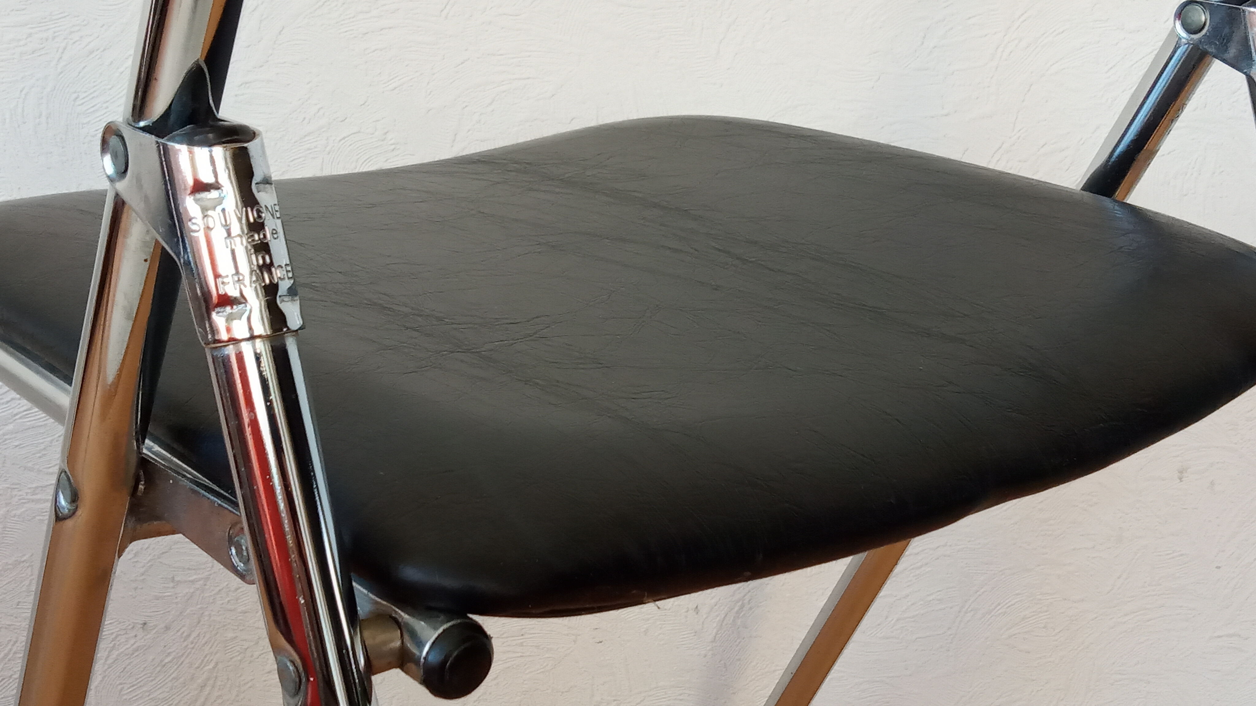 Pair of vintage folding chairs