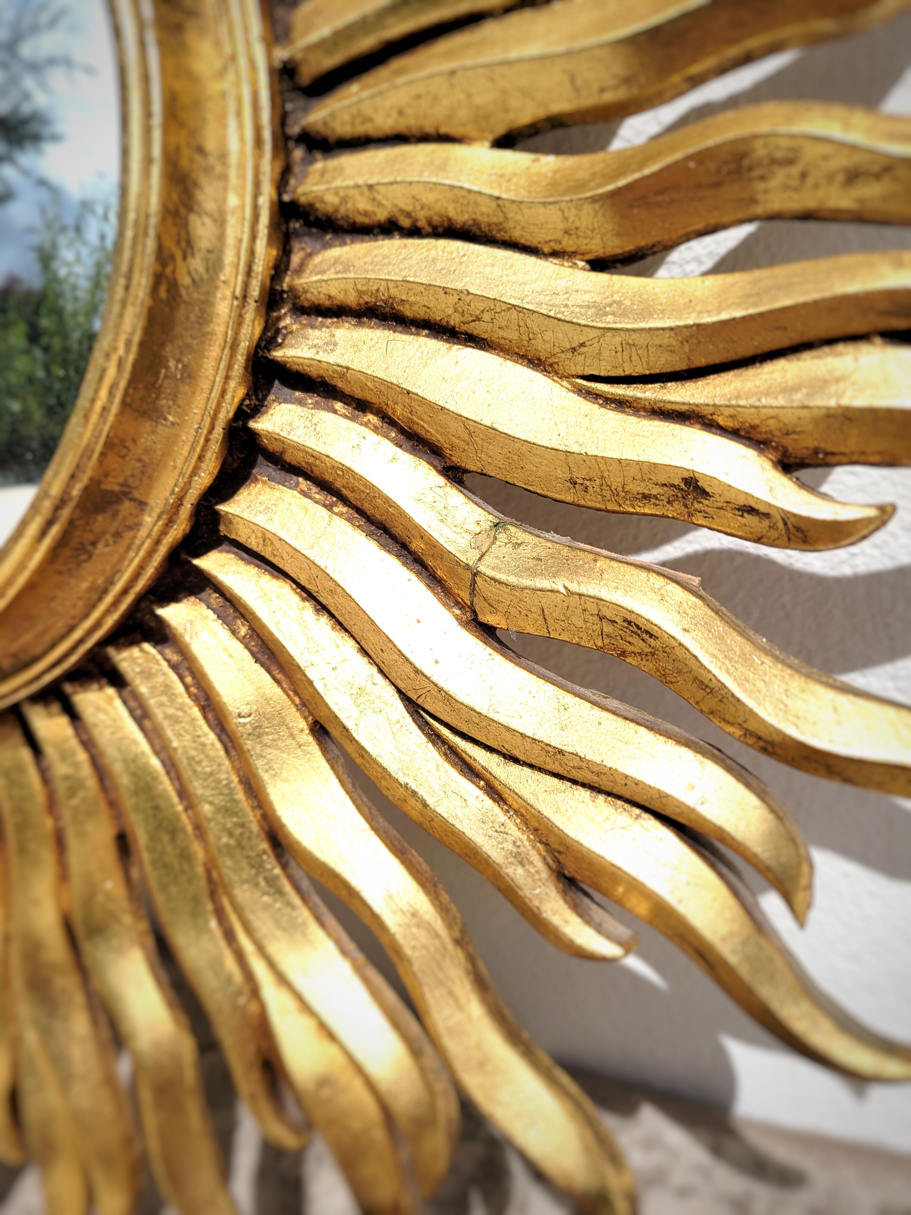 Mirror convex sun 1970 55cm