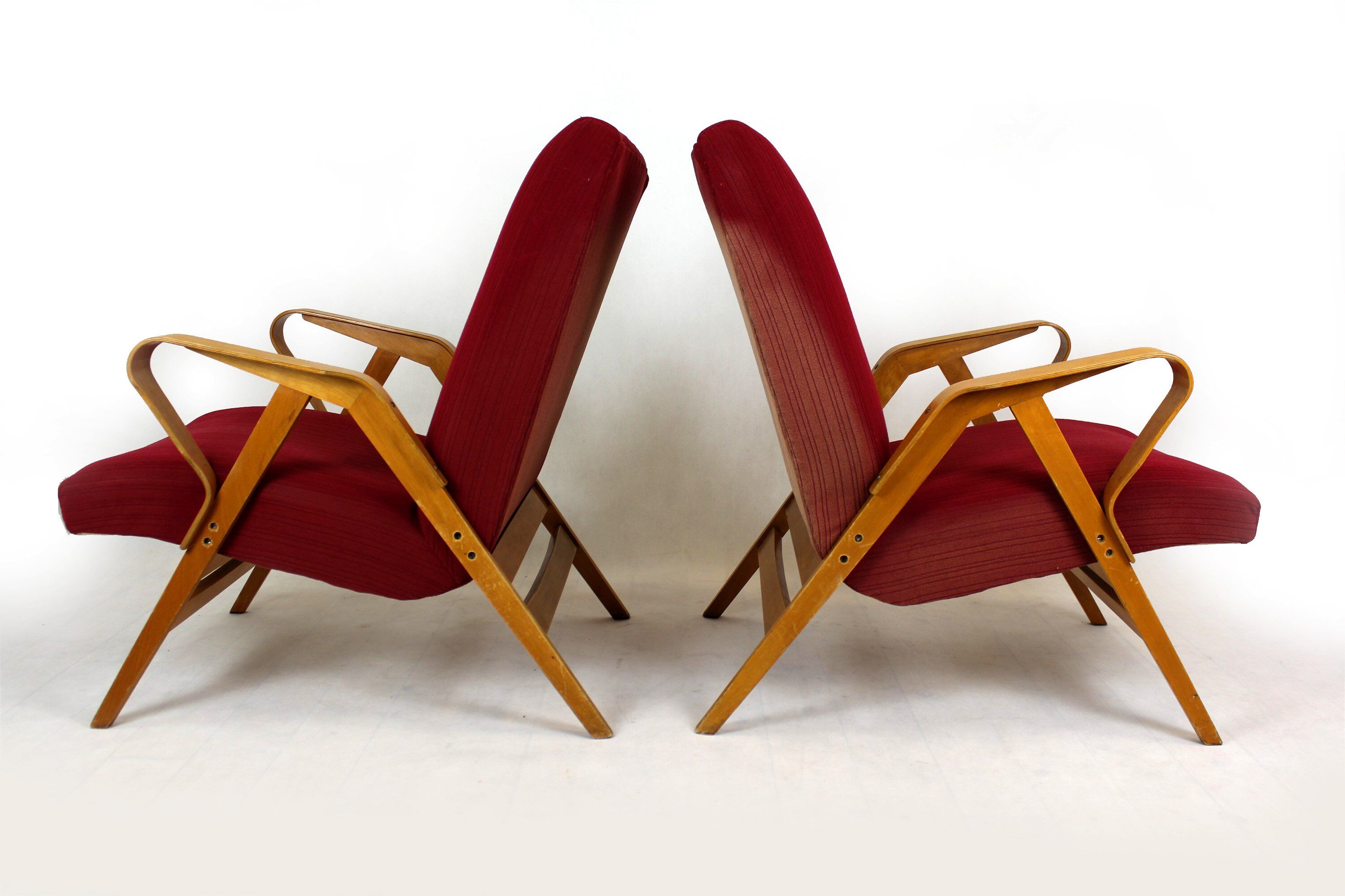 Mid-Century Armchairs from Tatra, 1960s, Set of 2