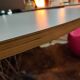 Isamu Noguchi Cyclone table by Knoll, circa 1970s, white laminate top