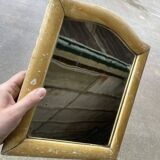 Old golden frame mirror