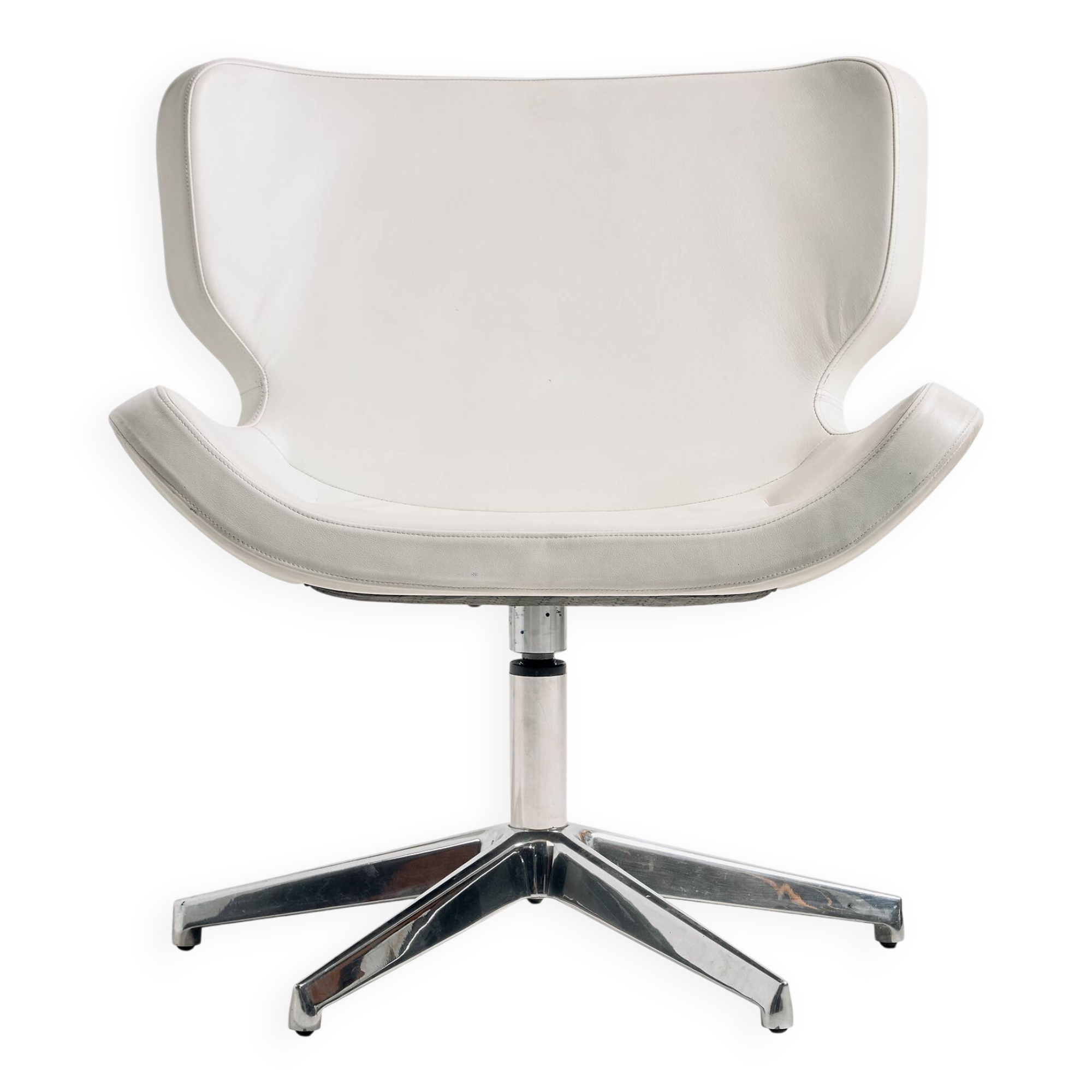 Italian leather armchair by Tonon