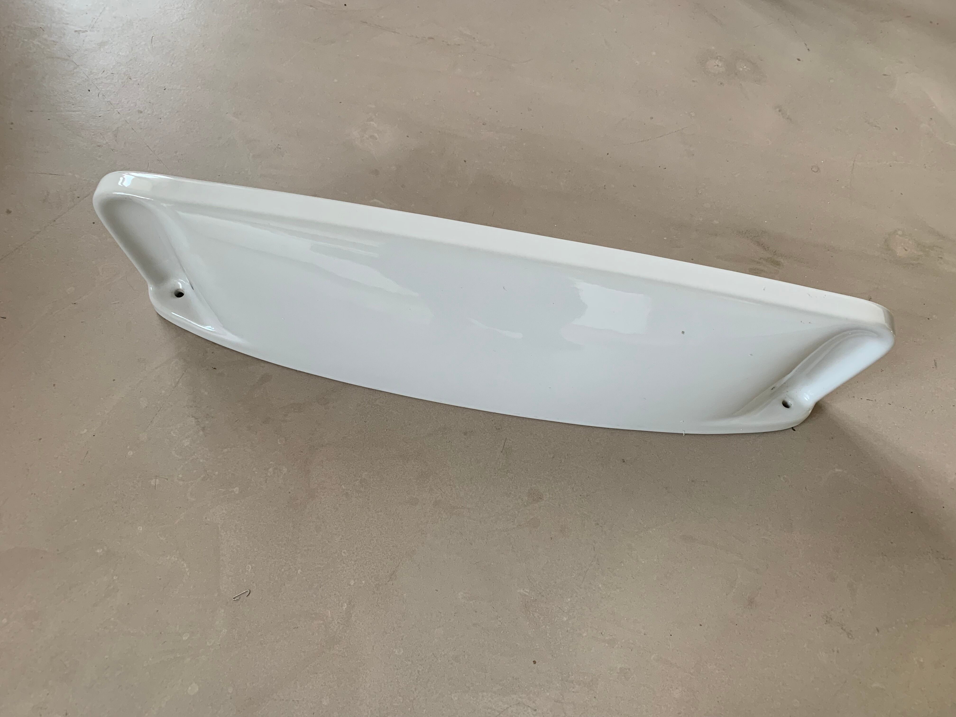 Antique ceramic shelf