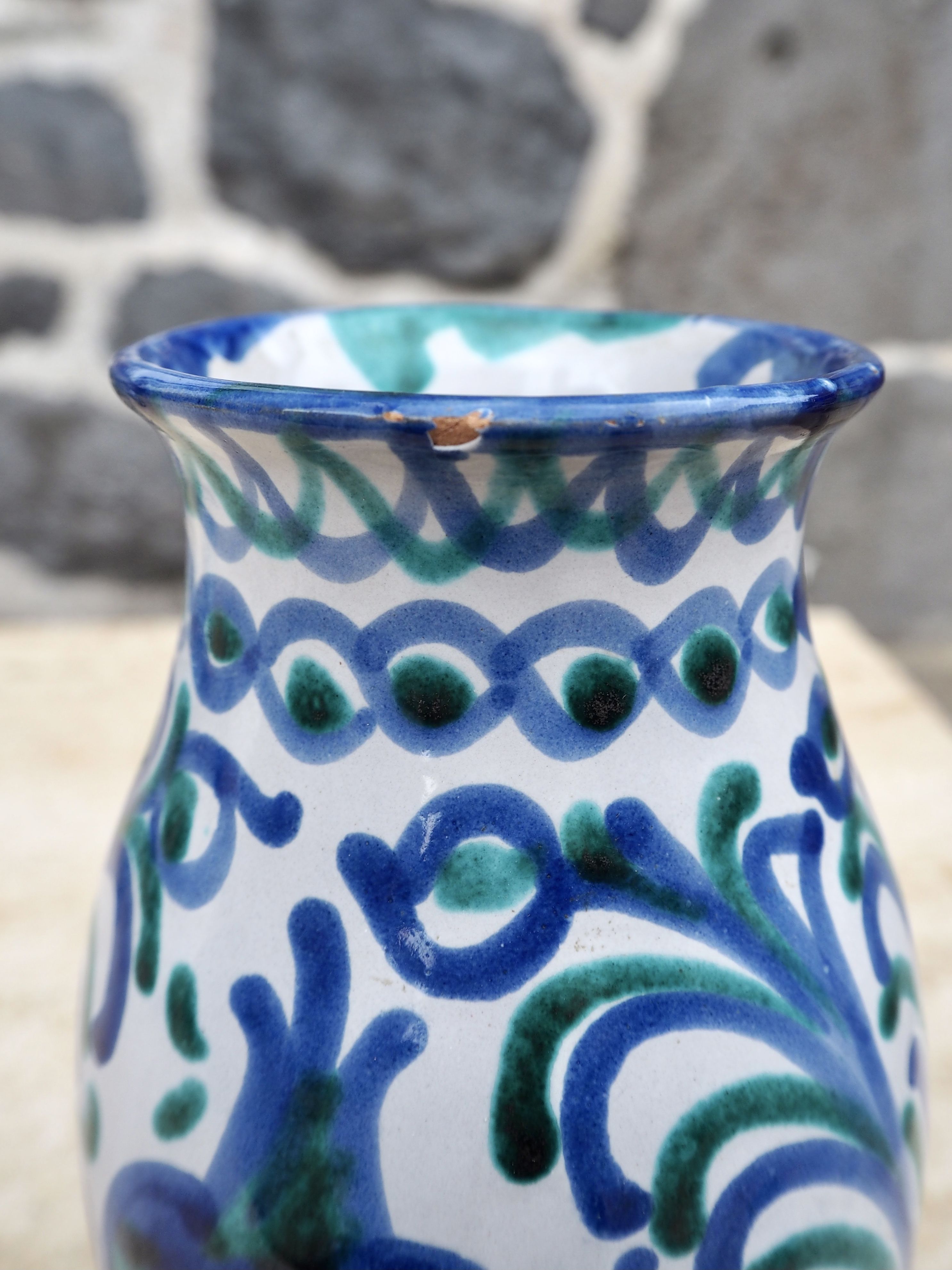 Spanish ceramic vase, 1970s