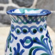 Vase en céramique espagnole Fajalauza, années 1970