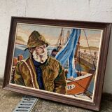 Vintage canvas “Fisherman”