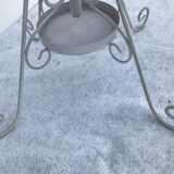 Porte manteau perroquet en fer forgé vintage