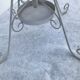 Vintage wrought iron parrot coat rack