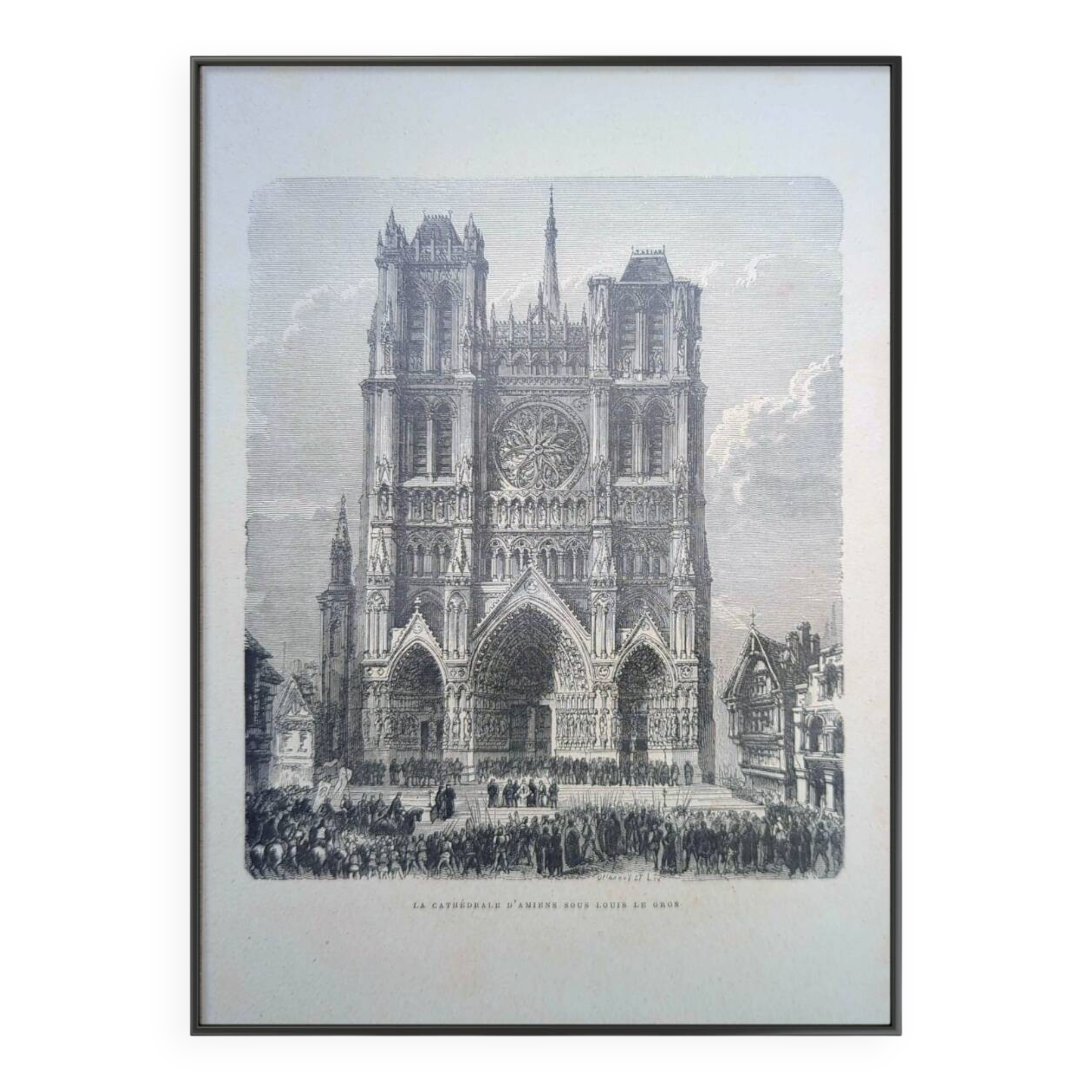 Notre-Dame d'Amiens, un original imprimé en 1895 .