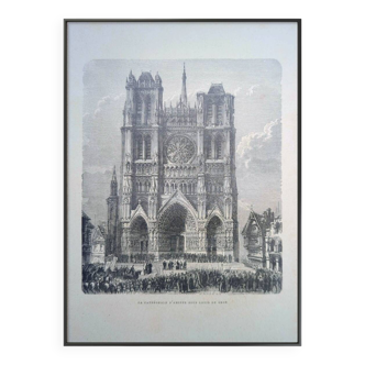 Notre-Dame of Amiens, an original printed in 1895.