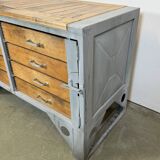 Vintage Grey Industrial Chest of Drawers, 1960s