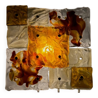 Patchwork wall lamps by Toni Zuccheri for Venini