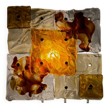 Appliques murales Patchwork par Toni Zuccheri pour Venini