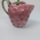 Strawberry jug in slip