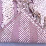 Tapis rose maroccain en laine 200cmx300cm