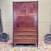 Louis XVI Mahogany Guillotine Secretary, 18th Century