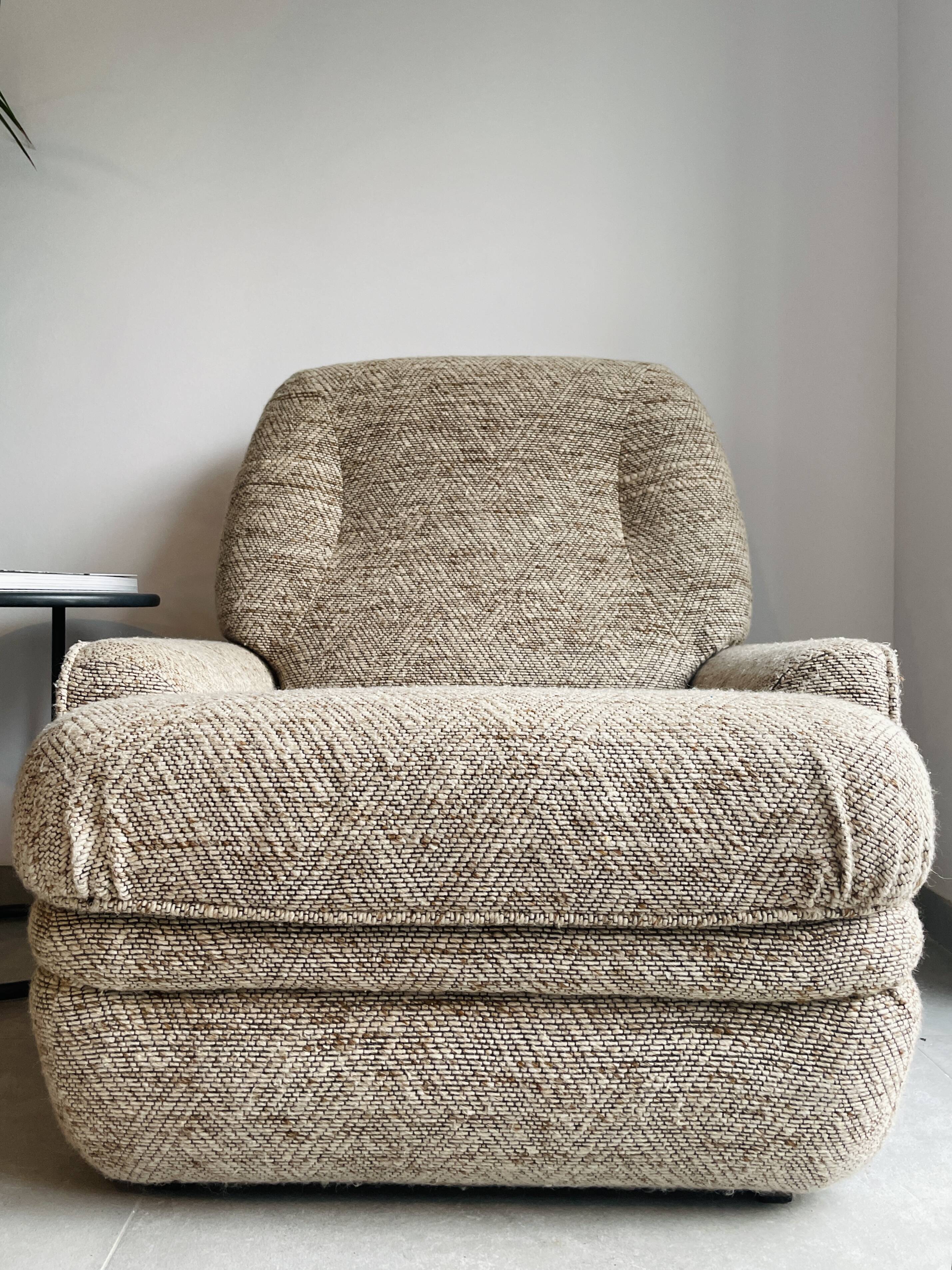 Vintage fireside chair, 70s