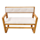 Vintage oak bench from the 1950s