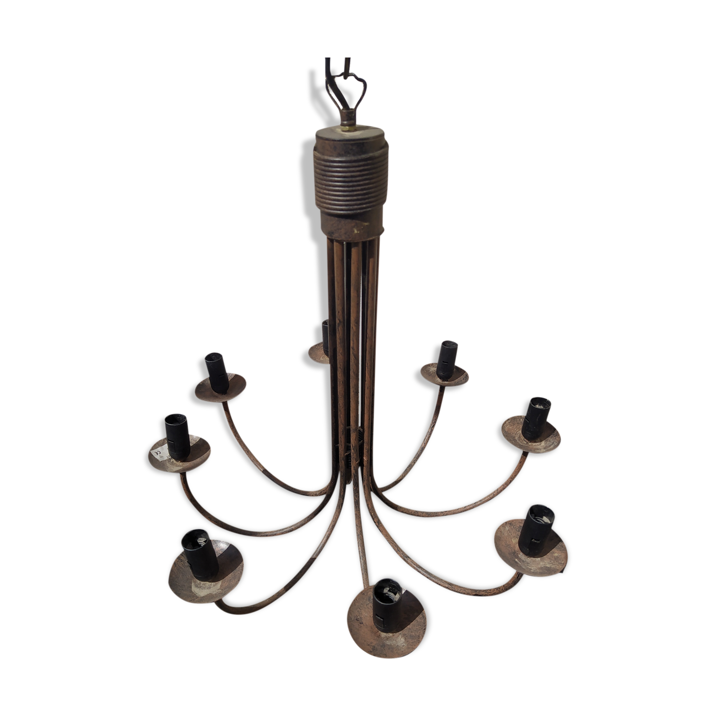 Metal chandelier 8 lights