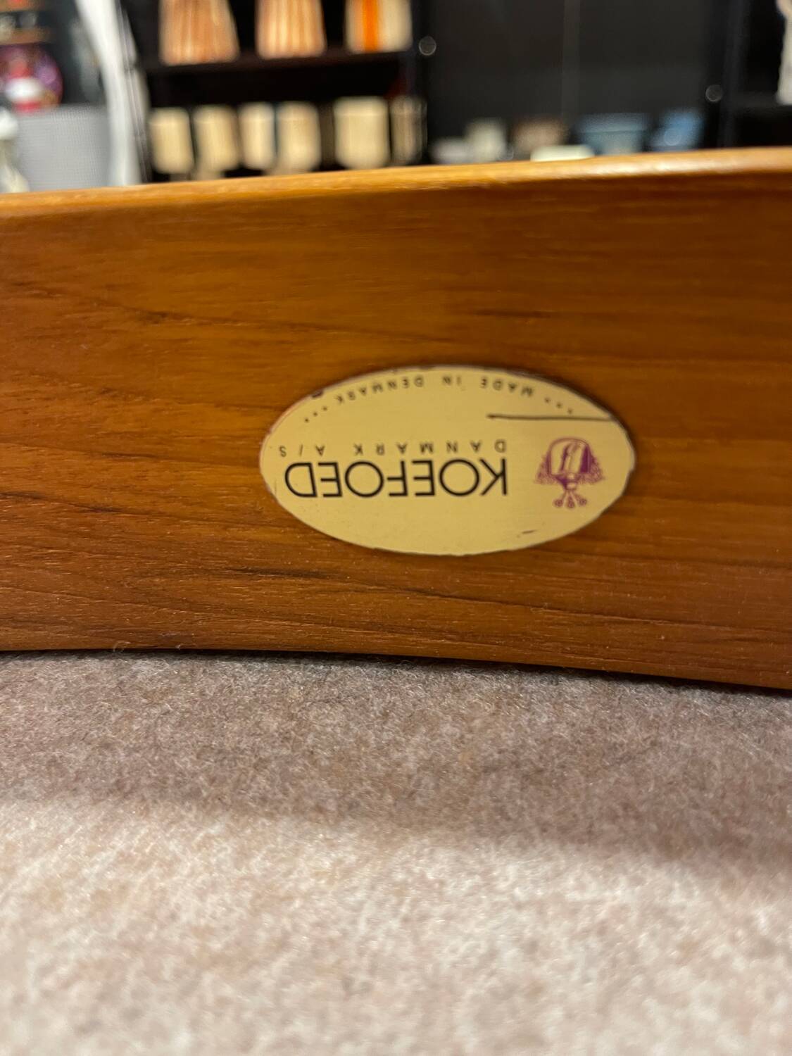 Set of 4 chairs by Niels Koefoed Denmark 1960s